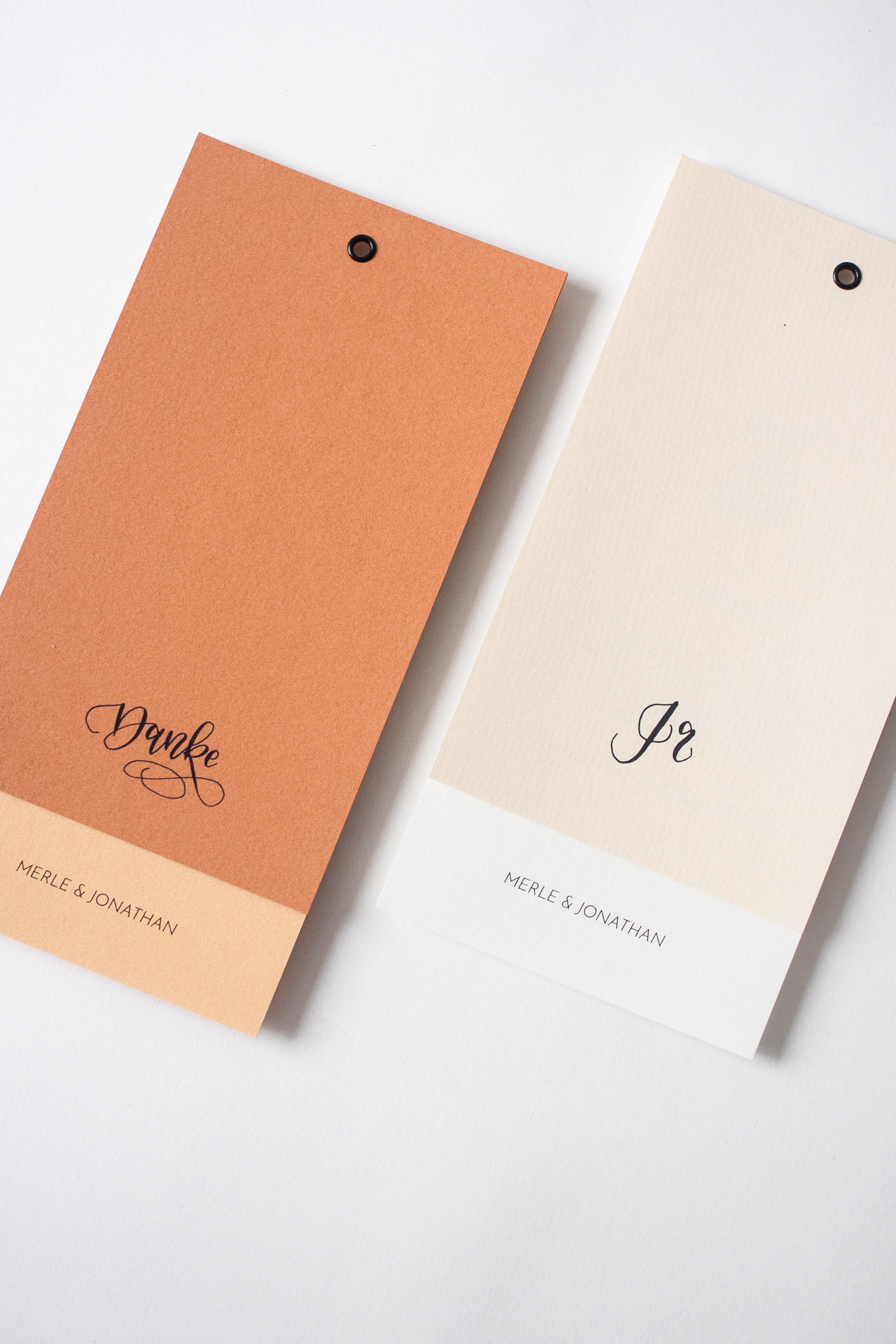 Hochzeitspapeterie selbst machen: Kalligrafie Details
